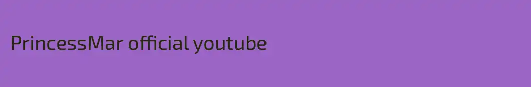 PrincessMar official youtube